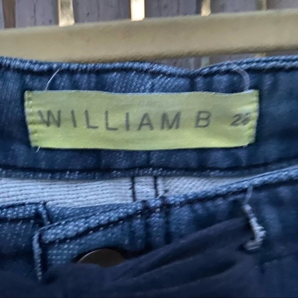 William B drawstring cut off frayed shorts sz 38 - Picture 4 of 6